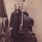 Unidentified man with a cello
